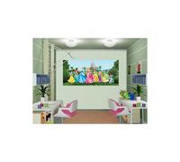 Fonds d'écran - AG Design - Disney Princess - 202 x 90 cm - Papier peint non-tissé - Multicolore