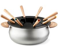 Lagrange Appareil à fondue électrique Classic 349015 – 8 pers, 1,5 L, 900 W, poignées bois