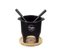 Fondue à la Bougie CANDELL Individuelle ou Duo Noir