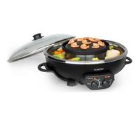 Fondue chinoise et grill de table 2-en-1 Klarstein Szechuan - 5 litres - 1350W - Noir