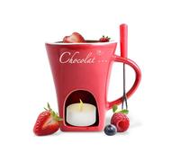 ＡＷＨＡＯ Fondue Chocolat Tasse Fondue au Chocolat 133 ML Service à Fondue au Chocolat Bougie Mug Fondue Chocolat Bol en Céramique à Fondue Fondoir pour Chocolat et Fromage