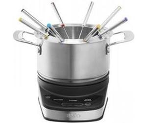 Fondue digitale Simeo 1200 W Noir et Argent Noir et Argent G