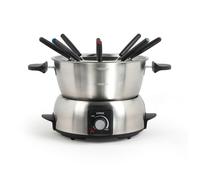 Livoo - Appareil à fondue électrique DOC263 - 8 personnes, 1,8L, 1000W, accessoires inclus, Gris