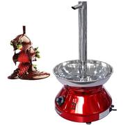 Fondue électrique à chocolat à 5 niveaux en acier inoxydable avec contrôle de la température, capacité de 3000 ml pour fêtes et mariages