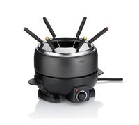 Kela Service à fondue électrique Simplon – 6 personnes, 9 pièces, 800 W, viande/fromage/chocolat
