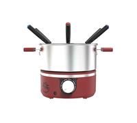 Fondue électrique LITTLE BALANCE 1,8 L 650 W induction 6 fourchettes Rouge mat