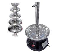 Fondue électrique pour fondue de chocolat, capacité de 3000 ml avec contrôle de la température (30-110 ℃) - Cascade à fondue en acier inoxydable pour fêtes et mariages