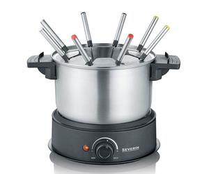 Fondue électrique Severin FO2470 acier inoxydable, noir