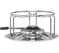 Fondue-Rechaud verchromt, Höhe: 100 mm, ø: 220 mm