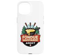 Fondue Savoyarde Fromage Raclette Montagne Alpes Savoie Coque pour iPhone 15