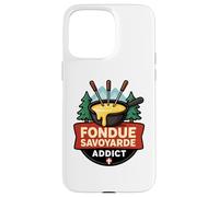 Fondue Savoyarde Fromage Raclette Montagne Alpes Savoie Coque pour iPhone 15 Pro Max