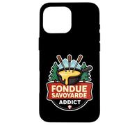 Fondue Savoyarde Fromage Raclette Montagne Alpes Savoie Coque pour iPhone 16 Pro Max