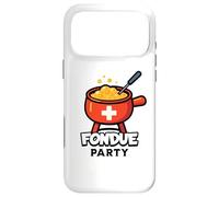 Fondue Suisse Party Après-Ski ou à Tout Moment Coque pour iPhone 17 Pro Max
