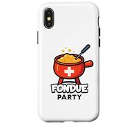 Fondue Suisse Party Après-Ski ou à Tout Moment Coque pour iPhone X/XS
