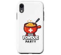Fondue Suisse Party Après-Ski ou à Tout Moment Coque pour iPhone XR
