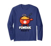 Fondue Suisse Party Après-Ski ou à Tout Moment Manche Longue
