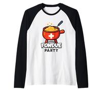 Fondue Suisse Party Après-Ski ou à Tout Moment Manche Raglan