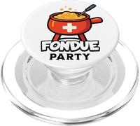 Fondue Suisse Party Après-Ski ou à Tout Moment PopSockets PopGrip pour MagSafe