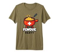 Fondue Suisse Party Après-Ski ou à Tout Moment T-Shirt Haut de Gamme