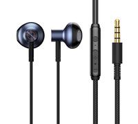 Fone d'Ouvido Com Fio Baseus Encok 3,5 mm H19 Preto Ngh19-01