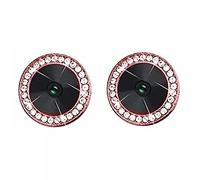 fonefunshop Compatible avec iPhone 14/14 Plus - Un lot de 2 protections d'objectif d'appareil photo en verre rouge