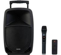 FONESTAR Haut-parleur MALIBU-310 Portable Bluetooth 100W avec microphone UHF et trolley