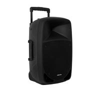 Fonestar Sistem MALIBU-312 Enceinte portable avec micro Bluetooth/USB/microSD/FM/LINE et 2 micros UHF 250 W
