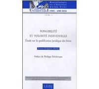 Fongibilité et volonté individuelle MARLY P.-G. (Auteur)
