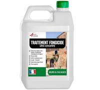 Fongicide concentré Anti dépôt vert pour murs façade - Élimine aussi algues et lichens - ANTI-MOUSSE 20 L