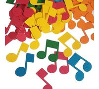FONGKNOX Lot de 100 confettis de musique, en papier, clé de sol, pour accessoires de fête musicale, décoration pour fête de musique, mariage, anniversaire