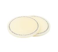 FONGKNOX Lot de 2 dessous de verre de voiture brillants de 7 cm en silicone antidérapant, porte-gobelet de voiture populaire, strass en cristal, accessoires d'intérieur (blanc cassé dans le noir)