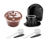 FONGKNOX Lot de 4 convertisseurs de Capsules pour Capsules Originales Compatible avec Nes Presso, Adaptateur de Sac à café réutilisable, Compatible avec Genio S/Pi ccolo XS