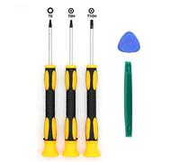 Fongmore T6 T8H T10H Tournevis Torx avec trou de sécurité pour manette Xbox One 360 PS3 PS4 Kit d'outils de réparation avec spudger