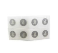 Fongwah 20 Stickers NFC NTAG215 504 octets Rond programmable 25mm Compatible avec les smartphones et appareils compatibles NFC