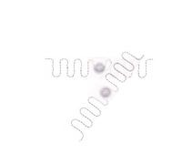 Fongwah Étiquette de linge RFID UHF 70 x 15 mm, avec puce Ucode 8, 860-960 MHz en nylon tissé, étiquette de linge doux