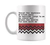 Fonhark - Fire Walk With Me - Complete Poem - Twin Peaks Mug à café fantaisie 325 ml, blanc