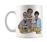Fonhark - Mug Napoleon Dynamite (Cult Movie, Vote For Pedro, Heck Yes, Superbad, Sixteen, Ferris Bueller's Day Off, The Breakfast Club), 325 ml, blanc