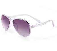 FONHCOO enfants lunettes de soleil polarisées pour filles garçons aviateur lunettes de soleil Toddler avec cadre flexible, protection UV400, 5-10 ans(Violet)