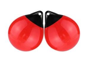 FonHNDG Balle Pare-Chocs pour Quai 1 Ensemble de bouées d'amarrage for Pare-Chocs Bateau, Boule d'ancrage Ronde, Quai, Remplacement Gonflable, Petit voilier, Ski