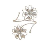 FonHNDG Bracelet à fleurs for le haut du bras, multi-creux, spirale ouverte