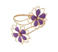 FonHNDG Bracelet de bras en forme fleur, spirale métal rétro réglable