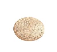 FonHNDG Coussin de méditation de Yoga en Paille, Tatami de Style Japonais, Tapis de méditation Doux et Confortable rempli d'ouate de Soie pour Le Yoga et la Pleine Conscience(Type2)