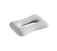 FonHNDG Coussin de perçage Oreiller de perçage d'oreille avec Housse Amovible Lavable, décoration, Oreiller Couchage latéral léger for Voyager, détente sur canapé, Maison(Grey)