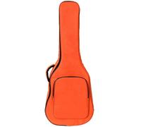 FonHNDG Étui de Guitare Oxford 600D, Sac Basse 40/41 Pouces, Housse à Dos Acoustique étanche avec Sangles, Tissu épais for Coussin Folk Gig pour Transporter des Guitares(40-41 inch Orange)