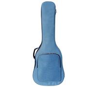 FonHNDG Étui de Guitare Oxford 600D, Sac Basse 40/41 Pouces, Housse à Dos Acoustique étanche avec Sangles, Tissu épais for Coussin Folk Gig pour Transporter des Guitares(40-41Inch Blue)