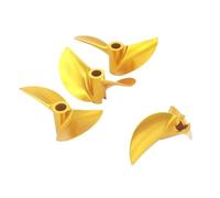 FonHNDG hélice de Bateau Hélice de Bateau à Moteur 4,76 mm 3/16" P1.6 40-45 en Aluminium for Course, hydravion, Catamaran(1PC 45.0mm RH)