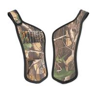 FonHNDG Köcher zum Schneiden Carquois for arbalète, étui de Ceinture Portable, pouvant contenir 8 flèches for l'entraînement au tir à l'arc sur Cible(Khaki)