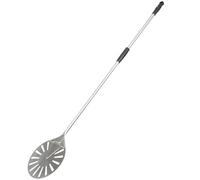 FonHNDG Pelle à Pizza Ronde en Acier Inoxydable de 56 Pouces, Pelle à Pizza rotative Amovible, Outil à Pizza Long pour Pizza, Pain