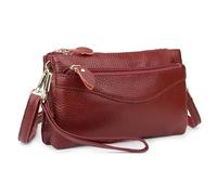 FonHNDG Pochette à main pour femme Sac Bandoulière For Femme, Petit À Main, Pochette Décontractée, Grande Capacité, Sacoche For(Red)