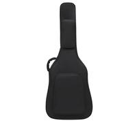 FonHNDG Sac de Guitare épais 12 mm en Tissu Oxford 41 Pouces, Sac Folklorique, à bandoulière Noir for Instruments pour Transporter des Guitares(Black)